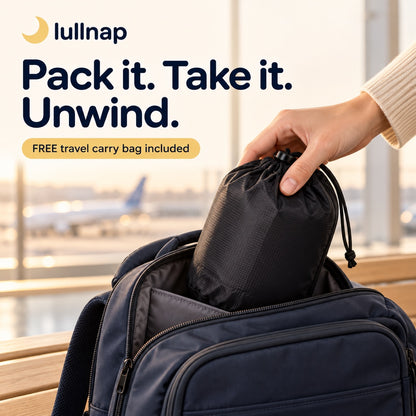 Lullnap Inflatable Travel Nap Pillow