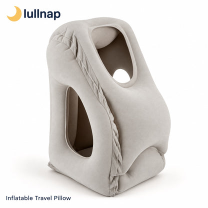 Lullnap Inflatable Travel Nap Pillow